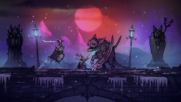 Tails of Iron 2: Whiskers of Winter – Epic RPG combat in a snow-covered kingdom.