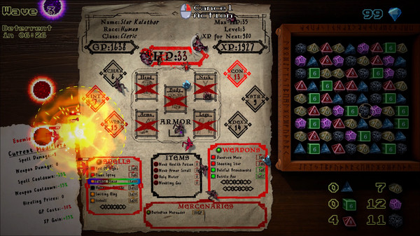 "Gameplay of CrossOver: Roll For Initiative, featuring action-packed RPG and strategy elements."