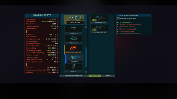 Intravenous 2 - Supporter Pack PC game download page showcasing bonus content and system requirements.