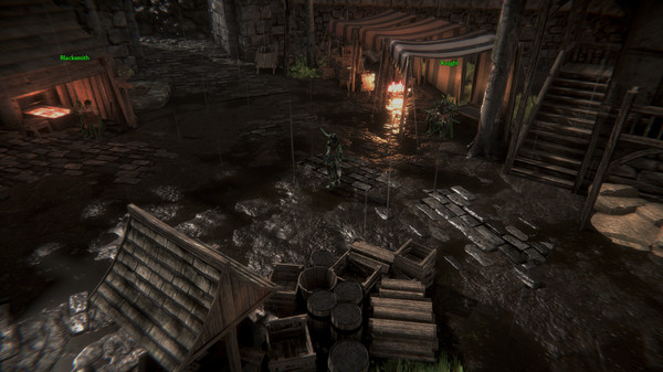 "Nightfall Comes PC Game - Character Combat Action"