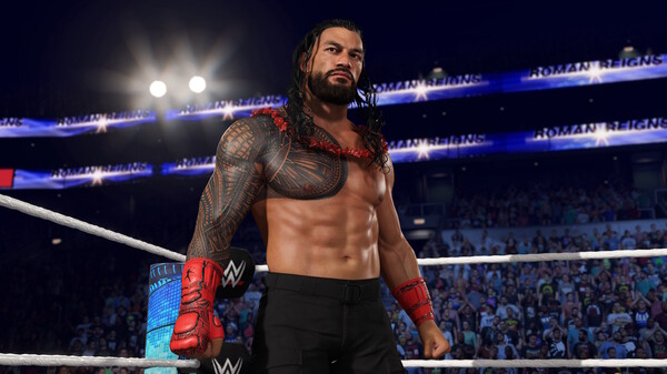 WWE 2K25 PC-- WWE 2K25 game poster showcasing Superstars and Legends