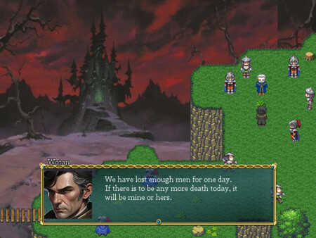 "Fated Thread retro 2D RPG gameplay screenshot"