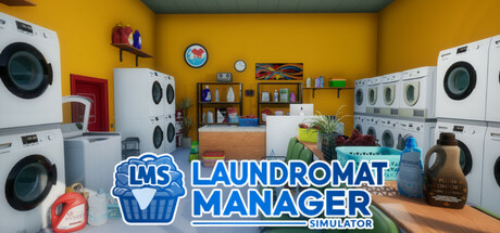 Laundromat Manager Simulator PC Game - Free Download, Full Version, Easy Installation.